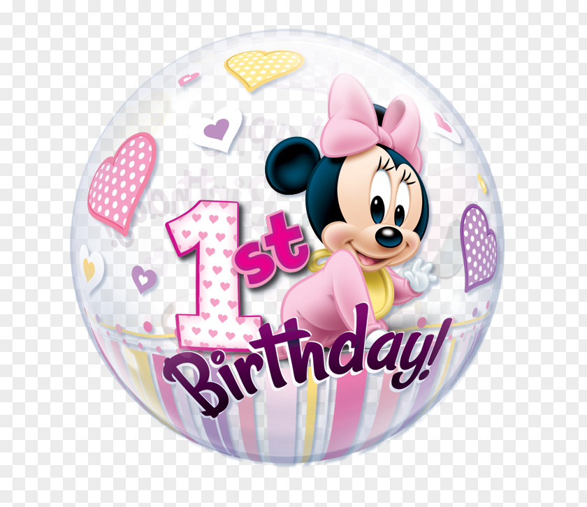 1st Birthday Minnie Mouse Mickey Winnie The Pooh Balloon PNG
