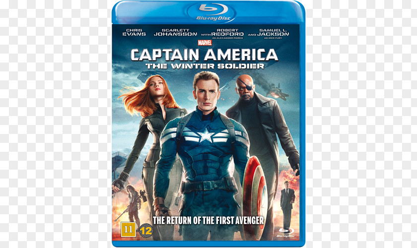 Captain America Black Widow Bucky Barnes Blu-ray Disc Marvel Cinematic Universe PNG