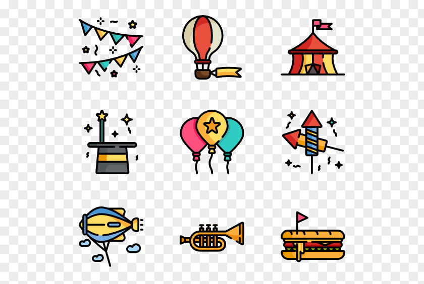 Circus Fair Clip Art PNG