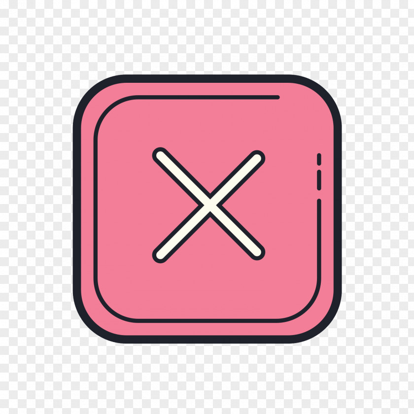 Close Icon Line Angle Pink M Product Design Symbol PNG