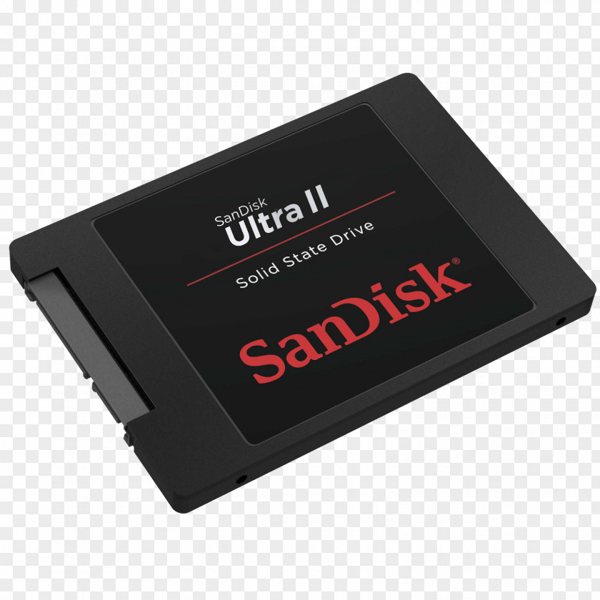 Computer SanDisk Ultra II SSD Solid-state Drive Hard Drives Serial ATA PNG