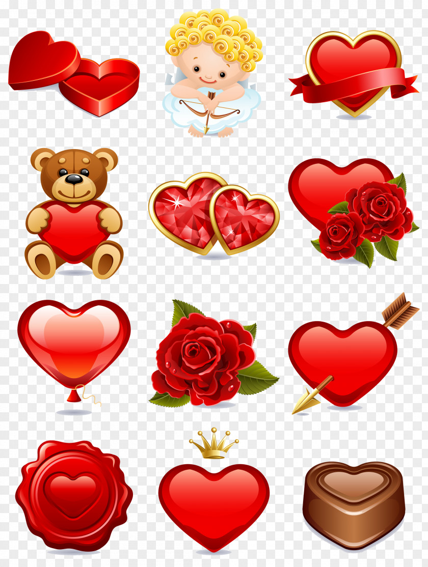 Cupid Valentine's Day Paper Clip Art PNG
