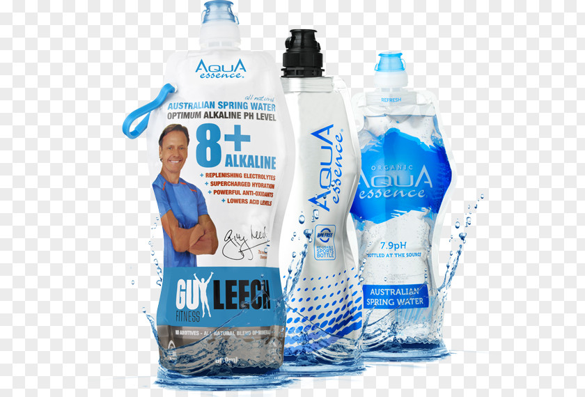 Aqua Mineral Water Bottled Plastic Bottle PNG