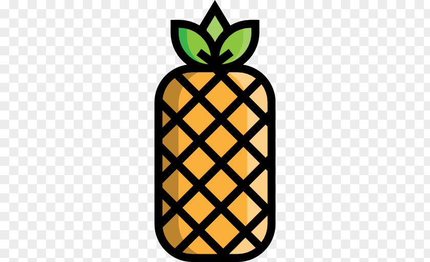Cartoon Pineapple Fruit ICO Icon PNG