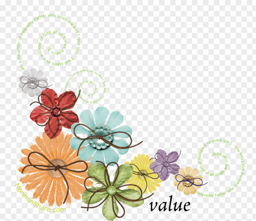 Floral Corner Book Of Mormon Temple The Church Jesus Christ Latter-day Saints Young Women Clip Art PNG