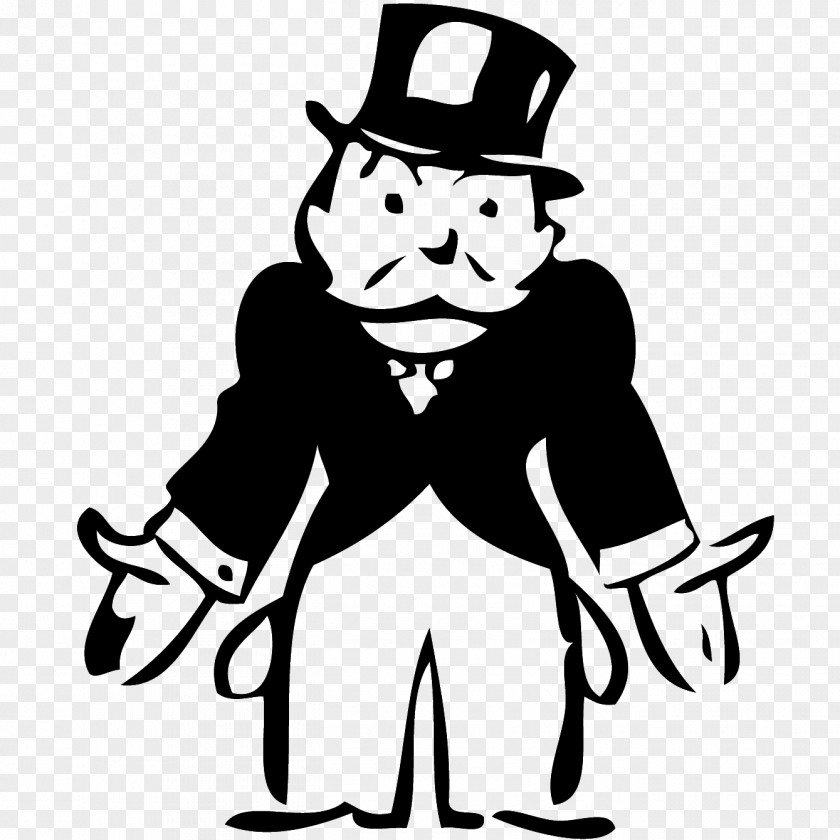 Make Money Rich Uncle Pennybags Monopoly Junior Parker Brothers Game PNG