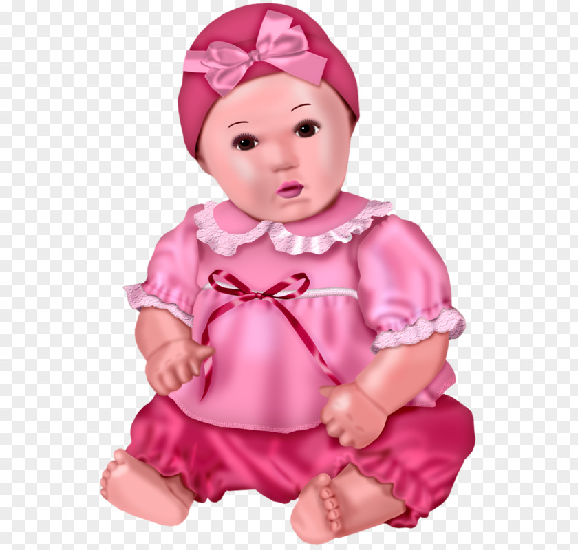 Pink Doll Gratis PNG