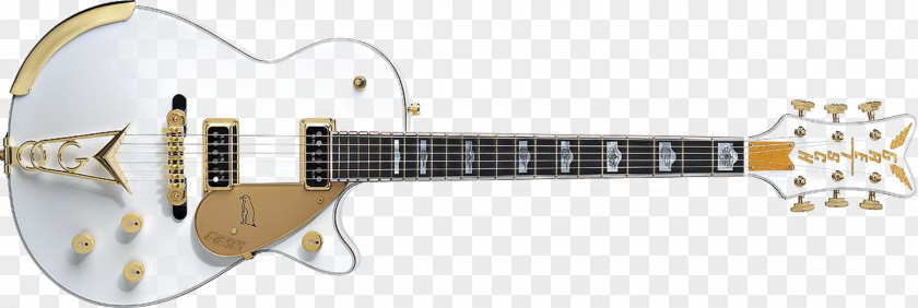 Rose Gold Gretsch White Falcon Musical Instruments Electric Guitar PNG