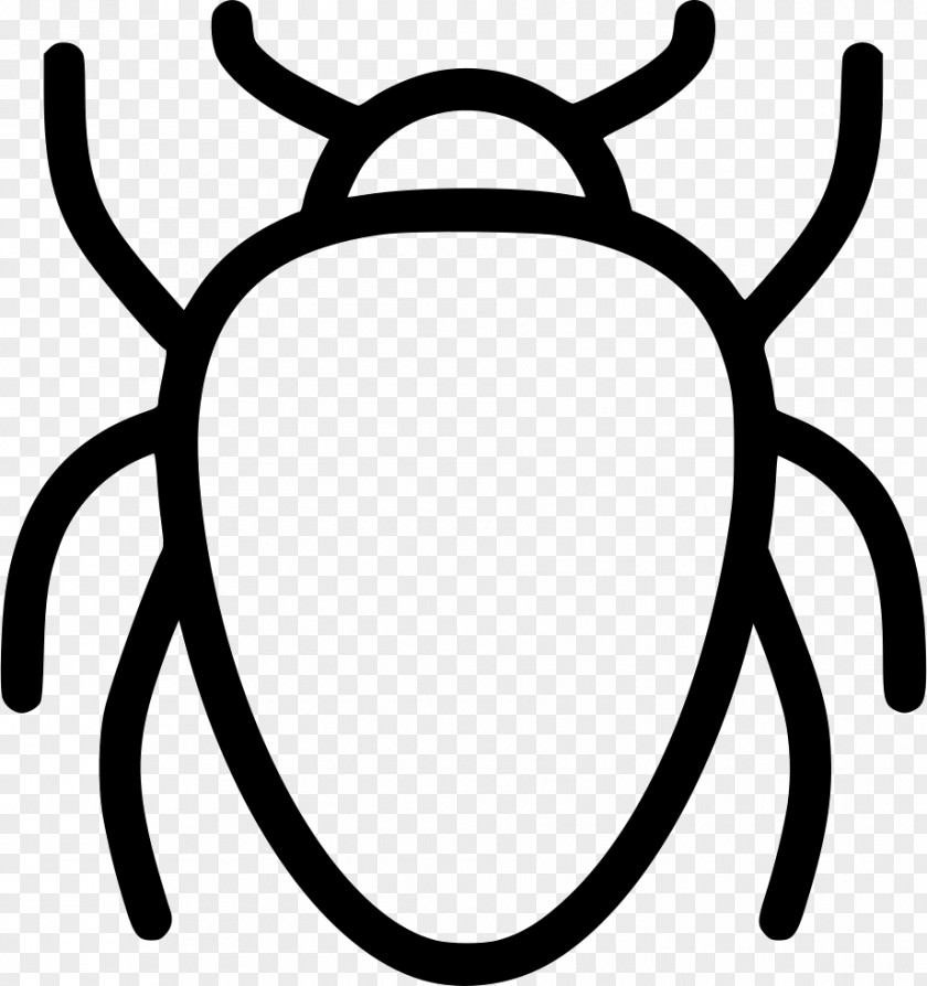 Software Bugs Bug Computer Black & White PNG