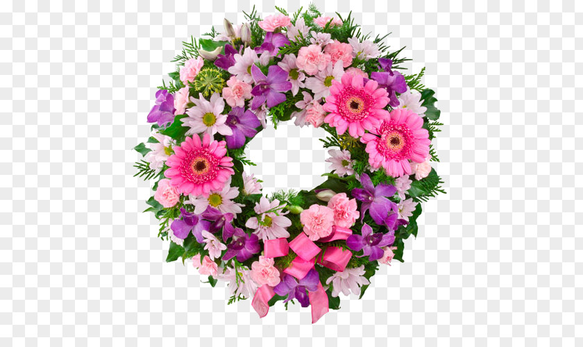 Flower Delivery Floristry Cut Flowers Wreath PNG
