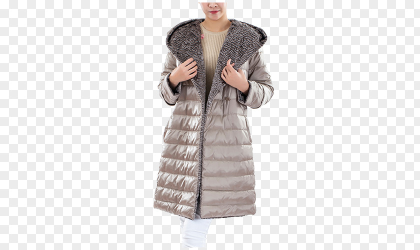 Ms. Hooded Down Jacket Outerwear Icon PNG