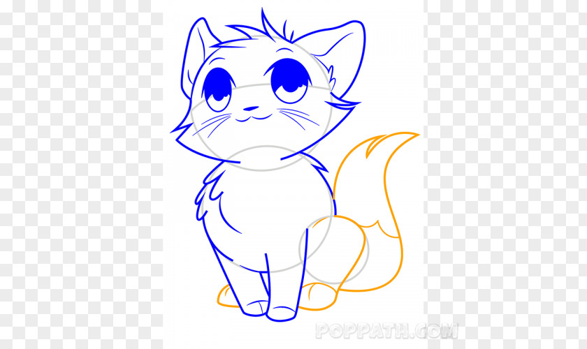 Orange Drawing Kitten Whiskers Cat Clip Art PNG