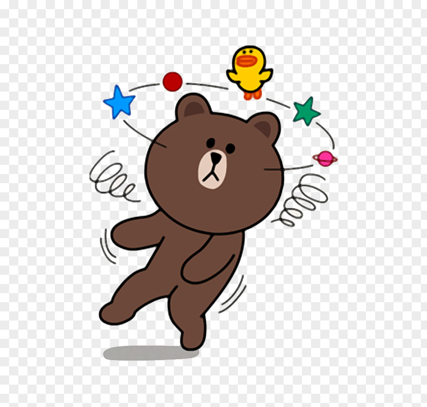 Ramadan Flyer Sticker LINE BROWN FARM Bear Line Friends PNG