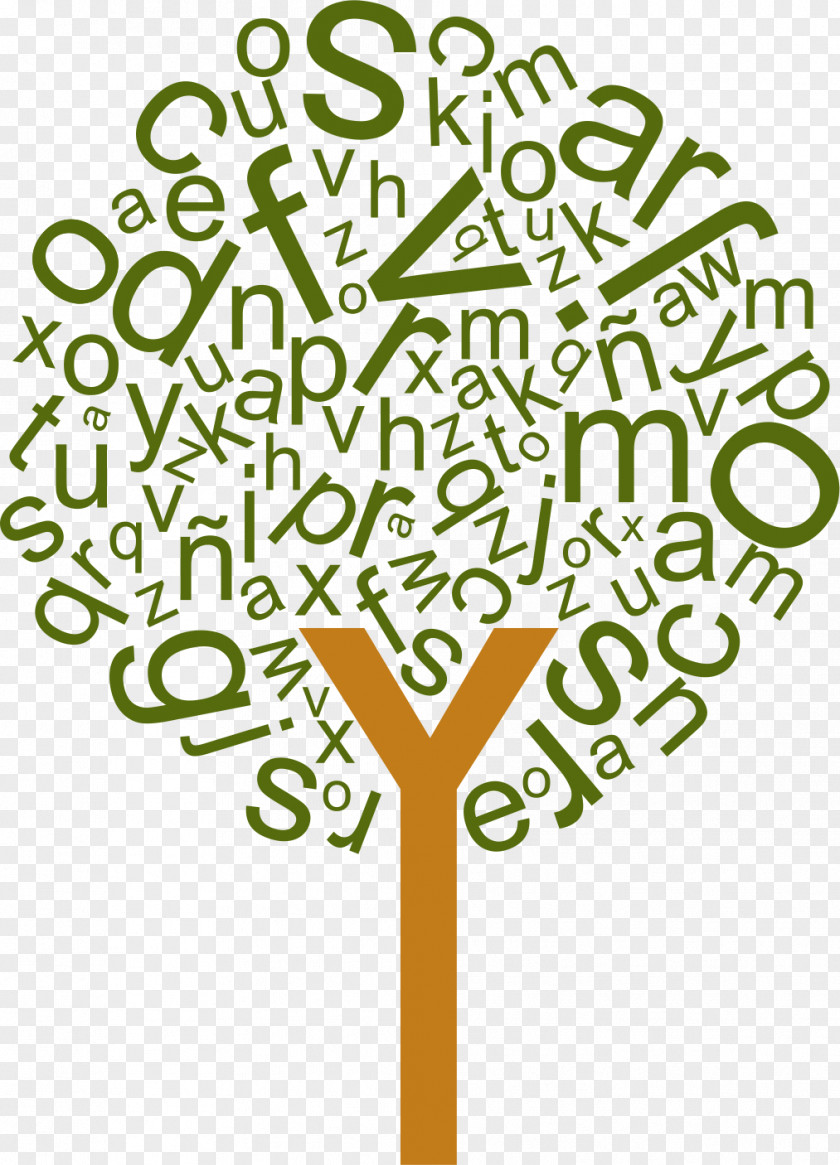 Tree Rotulación Letter Text PNG