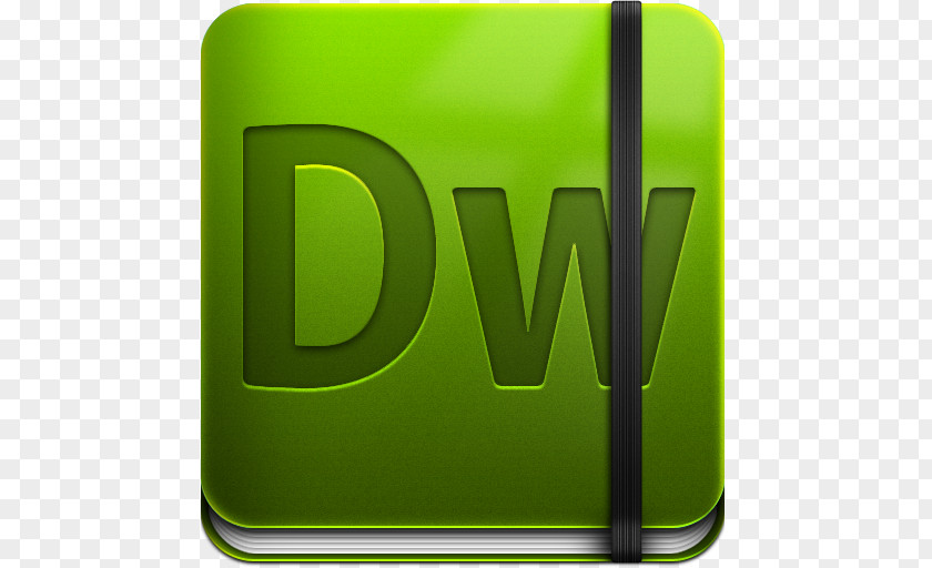 Dreamweaver Text Brand Green PNG