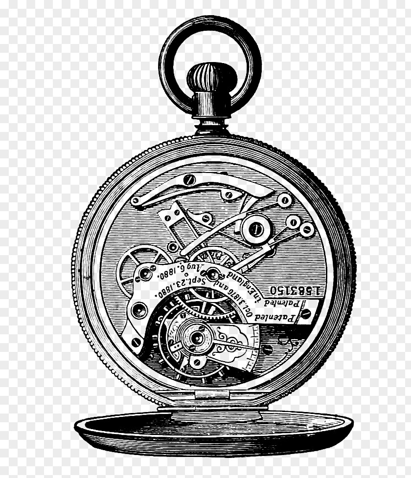 Pocket Watch Steampunk Drawing Clip Art PNG
