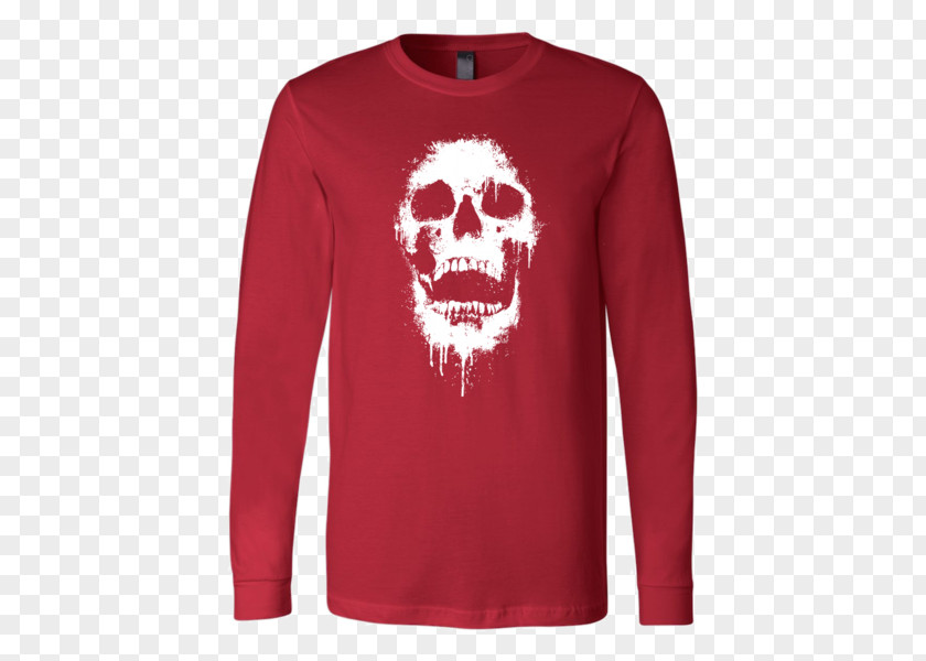 Skull T-shirt Art Long-sleeved Calavera PNG