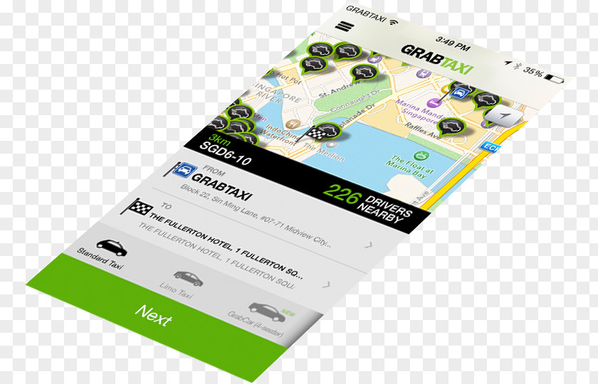 Taxi E-hailing Uber Grab Lyft PNG