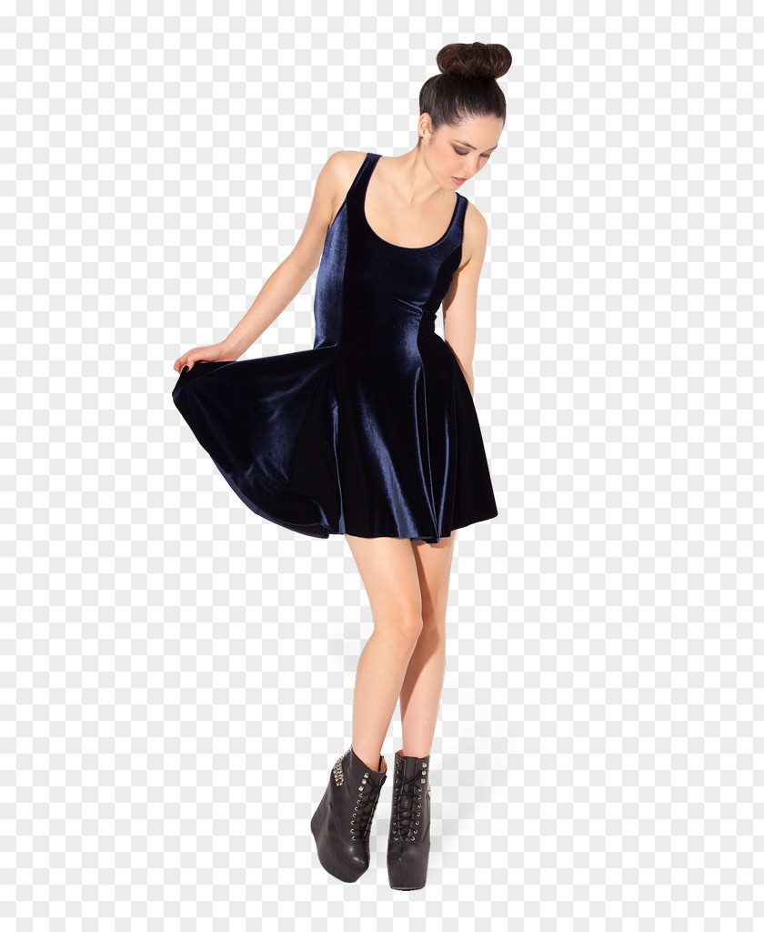 Dress Little Black Velvet Skirt Clothing PNG