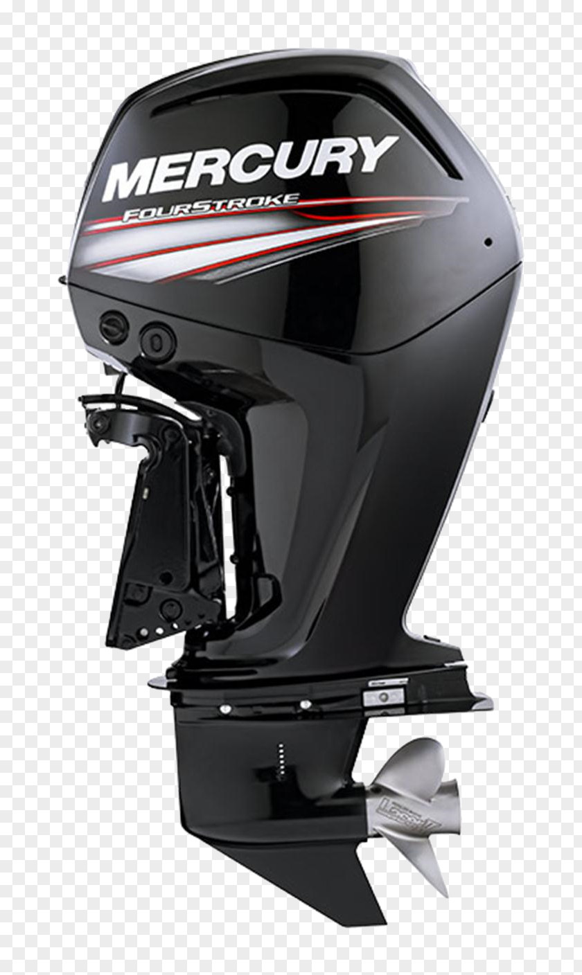 Mercury Marine Four-stroke Engine Outboard Motor Fuel Injection PNG