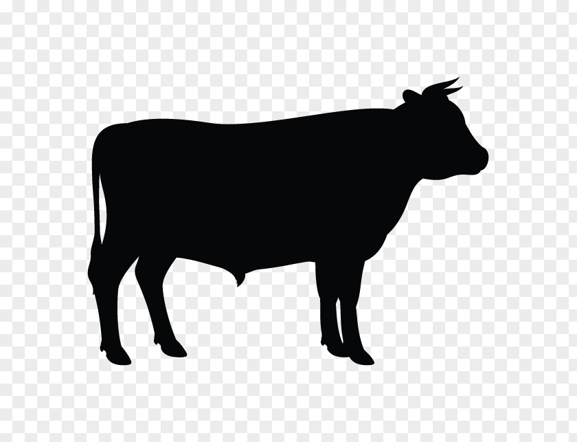 Ox Dairy Cow Family Silhouette PNG