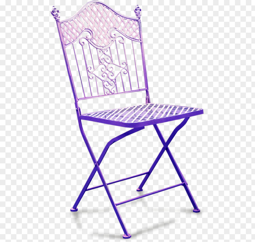 Purple Weave Pattern Chair Folding Table Garden Furniture PNG