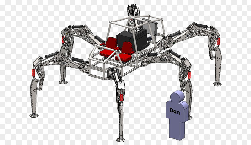 Robot Robotics Hexapod Laufroboter Mechatronics PNG