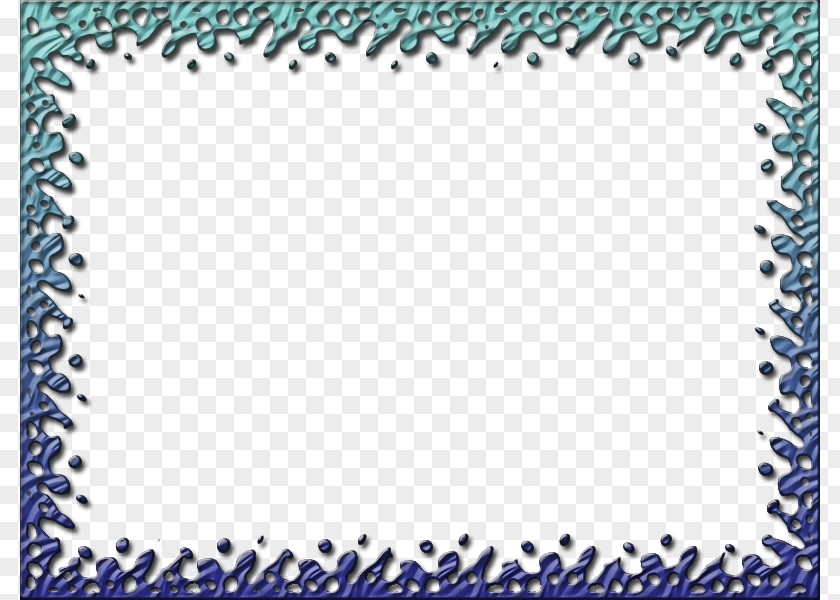 Teal Border Frame Image Student Diploma National Primary School Didactic Method PNG