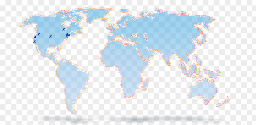 Unmanned Aircraft Communication Technology World Map Vector PNG