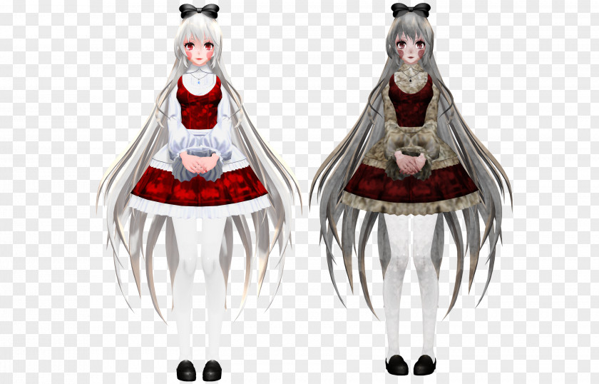 Horror Elements Haunted Doll Art Hatsune Miku MikuMikuDance PNG