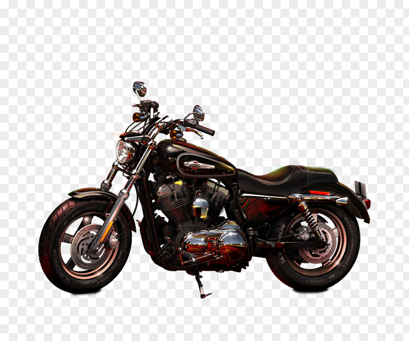 Motorcycle Harley-Davidson Sportster Custom Super Glide PNG