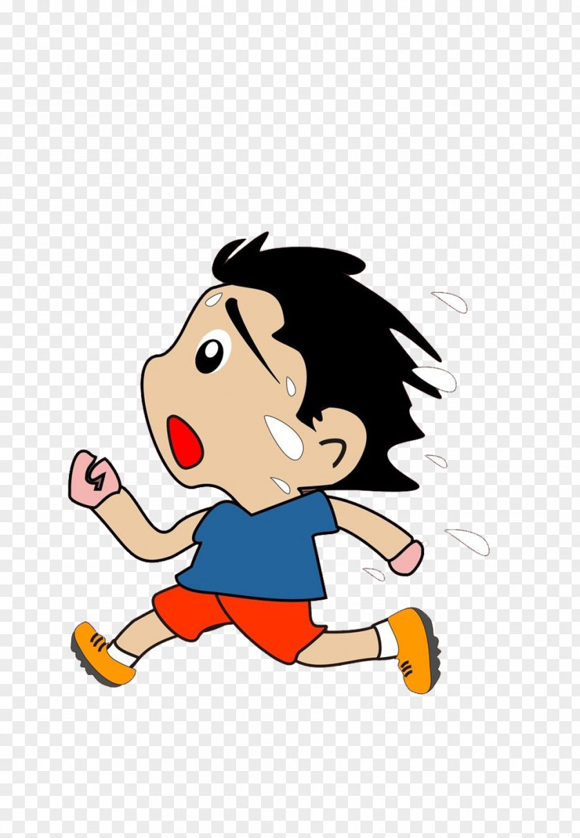 Running Man Cartoon Clip Art PNG