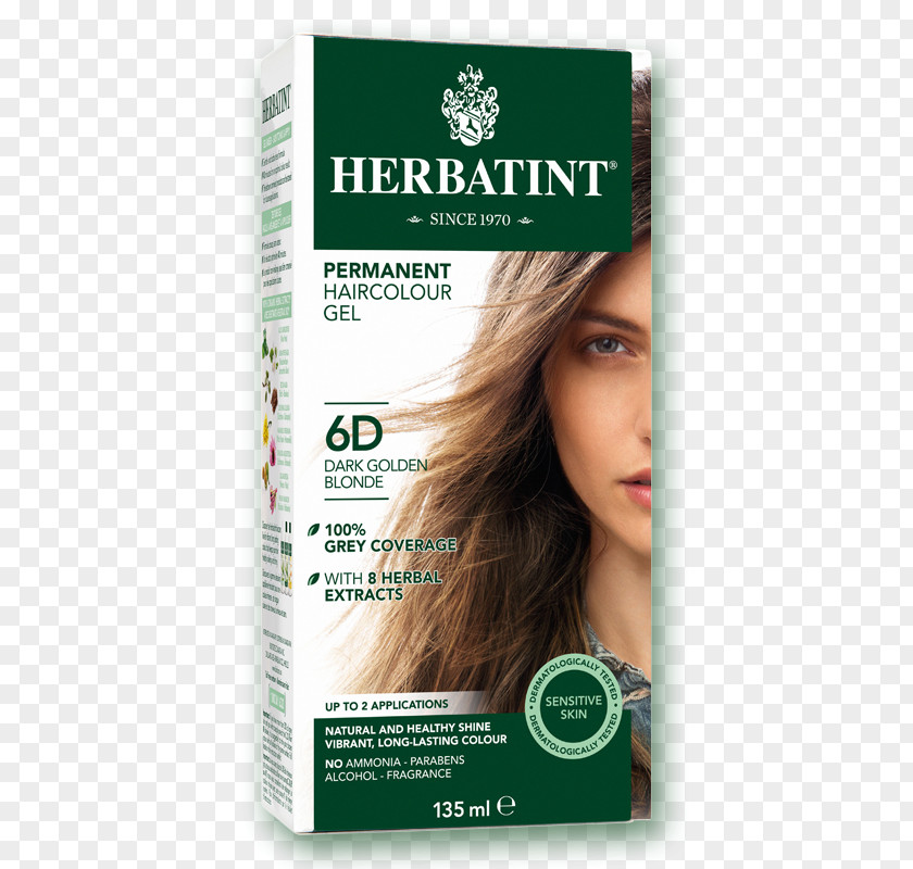 Sand Blonde Hair Colour FF5 150ml 1 X Herbatint Permanent Haircolor Gel ColoringChestnut Brown Color Human PNG