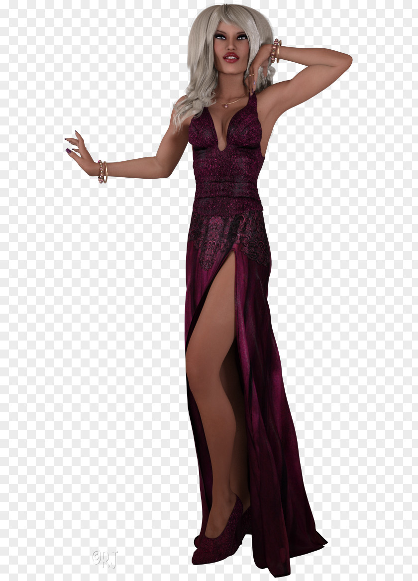 Dress Gown Fashion Model Cocktail PNG