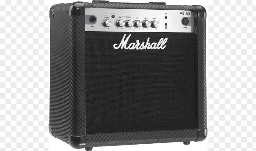 Guitar Amplifier Marshall MG15CFR Amplification PNG