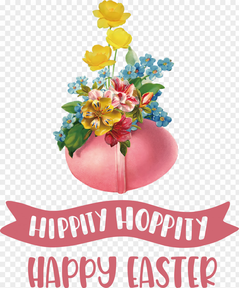 Hippity Hoppity Happy Easter PNG