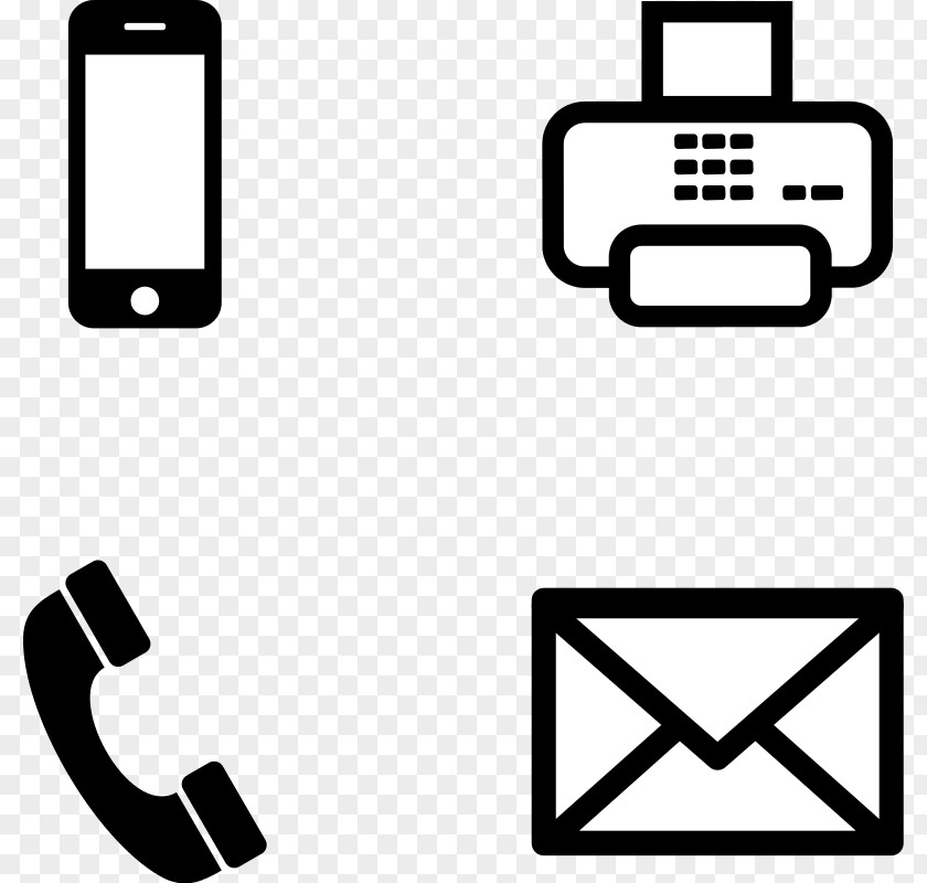 Icon Cliparts Email Telephone PNG