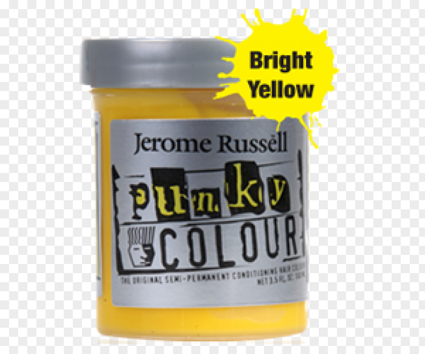 Shiny Yellow Product Hair Coloring Flavor PNG