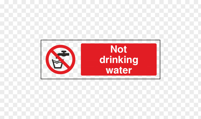 Water Drinking Sign Sticker Label PNG