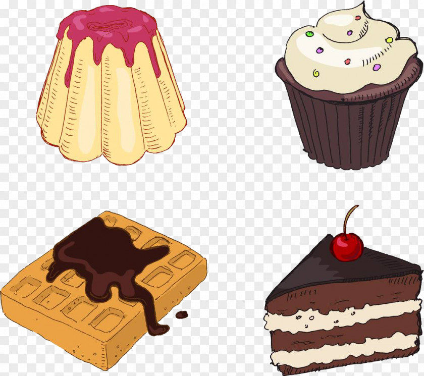 4 Cakes PNG
