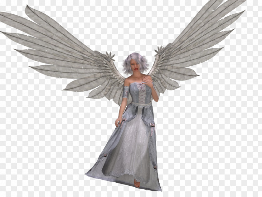 Angel Printing Statue Figurine M PNG