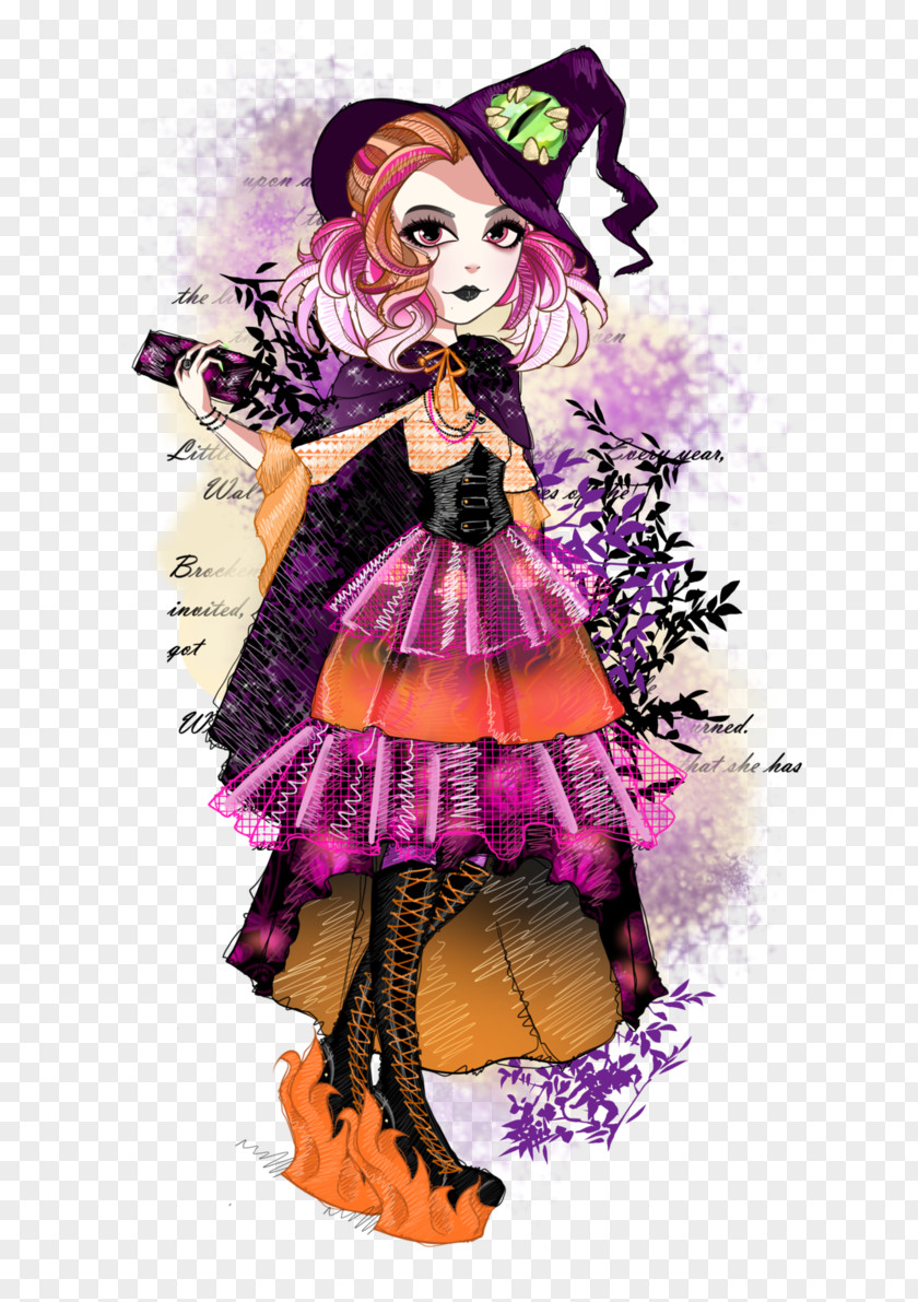 Ever After High Legacy Day Fashion Illustration Costume Character PNG