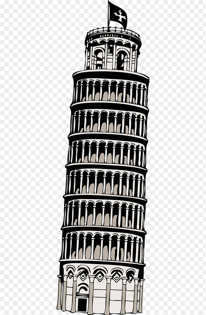 Landmark Leaning Tower Of Pisa Eiffel Clip Art PNG