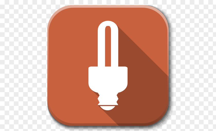 Apps Power Hand Finger Orange PNG