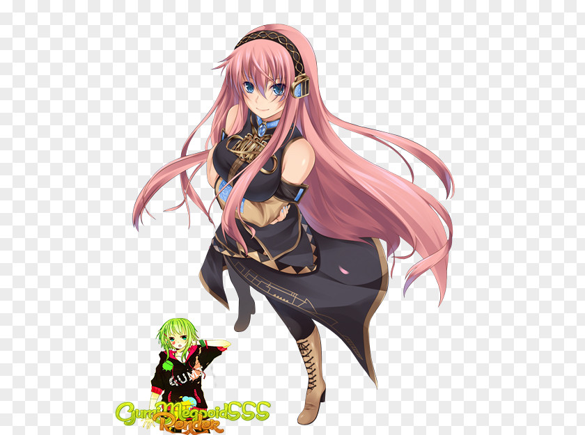 Hatsune Miku Megurine Luka Vocaloid Rendering PNG