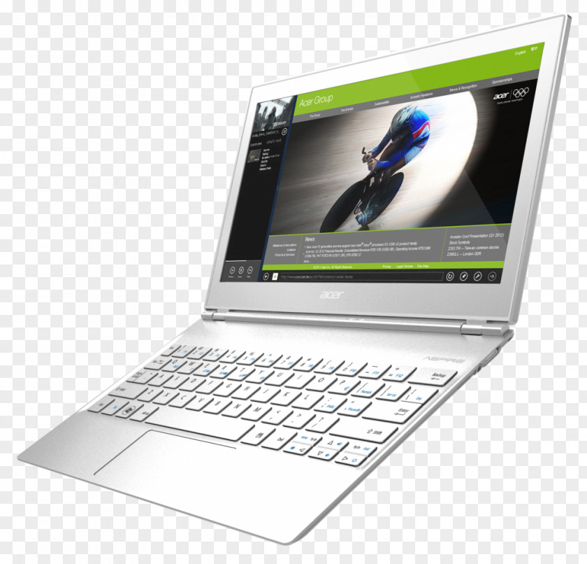 Laptop Acer Aspire S7-392-74508G25tws 13.30 Ultrabook PNG