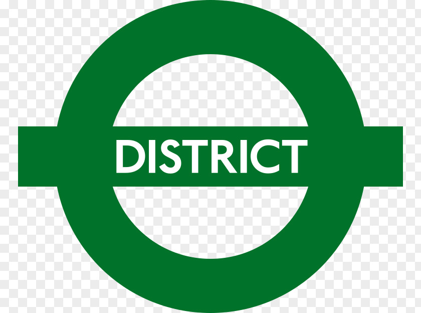London Logo District Line Underground Transport For PNG