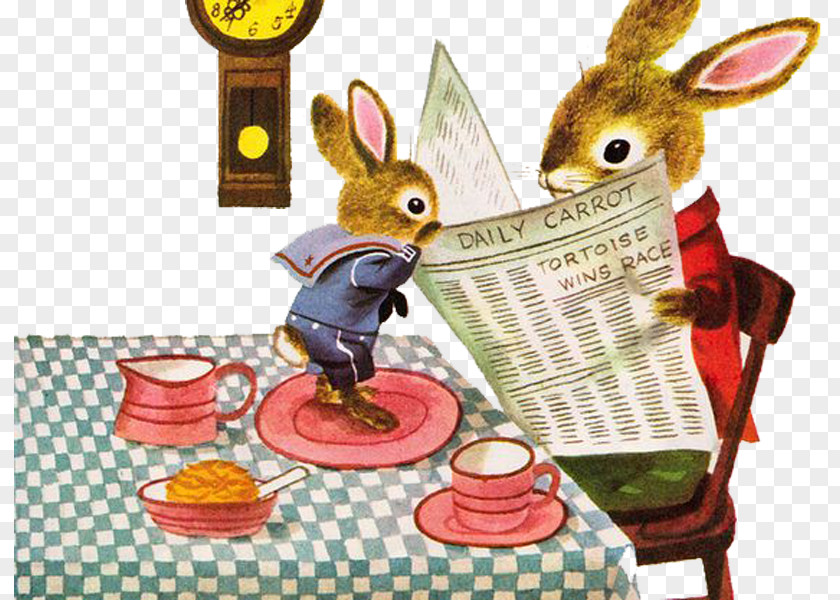 Read Newspapers Rabbit Best Word Book Ever What Do People All Day? I Am A Bunny Polite Elephant Walt Disneys Lady PNG