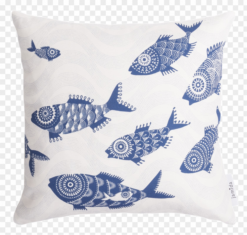 Shoal Tray Table Pillow Fish Birch PNG