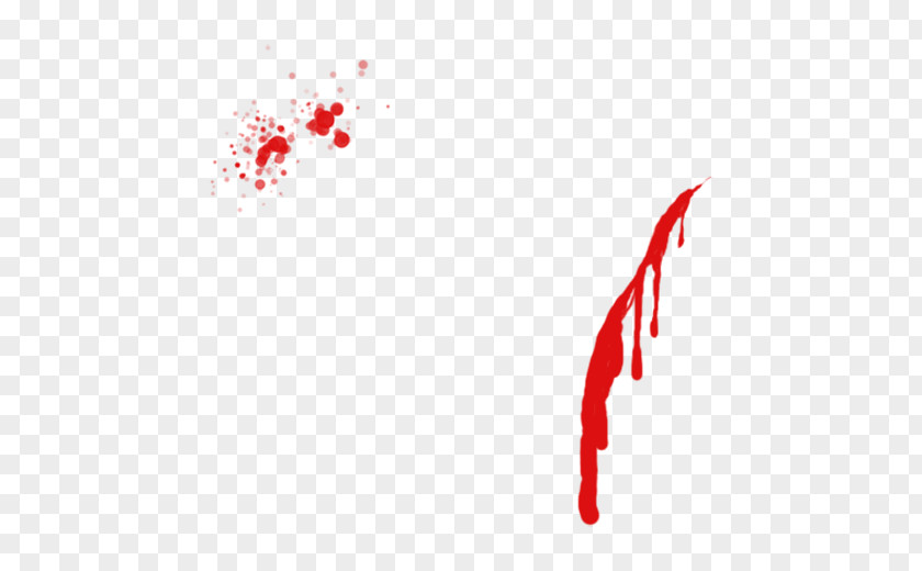 Spatter Blood Red PNG